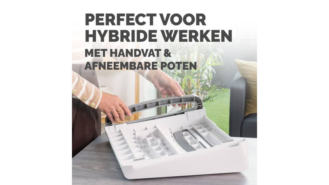 Voetensteun Fellowes Breyta wit