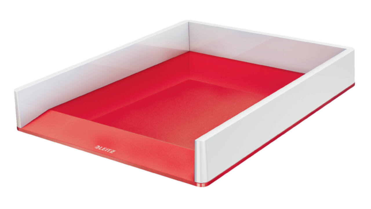 Brievenbak Leitz WOW A4 wit/rood