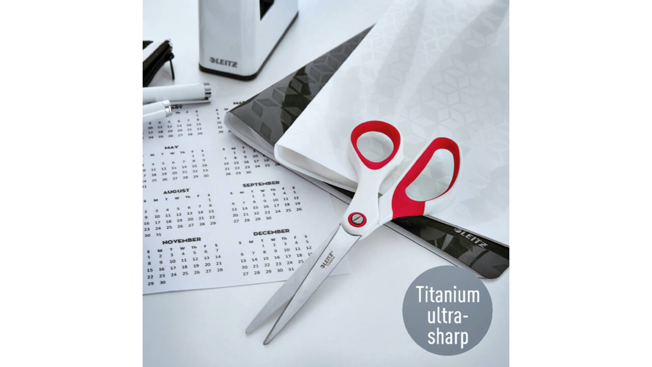 Schaar Leitz WOW 205mm titanium rood