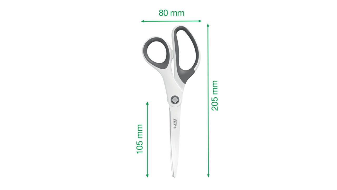 Schaar Leitz WOW 205mm titanium rood