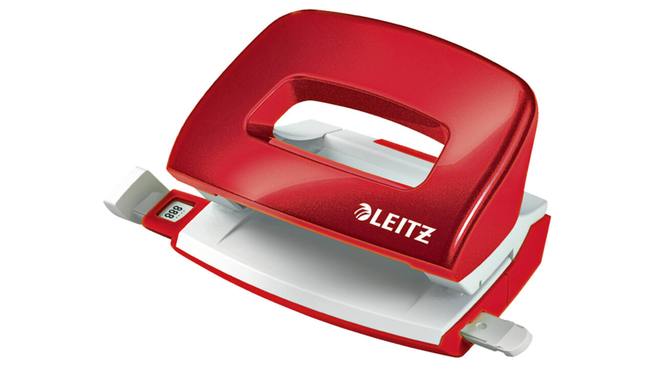 Perforator Leitz NeXXt WOW mini 10 vel rood