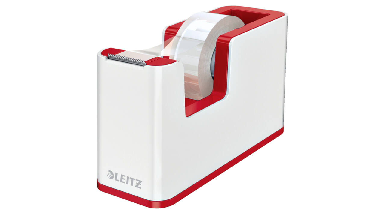 Plakbandhouder Leitz WOW wit/rood