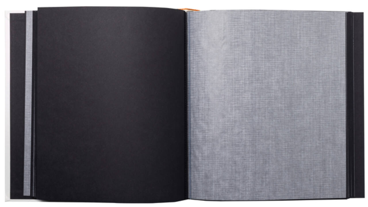 Fotoalbum Exacompta 29x32cm 60 zwarte pagina's Néo Déco wit