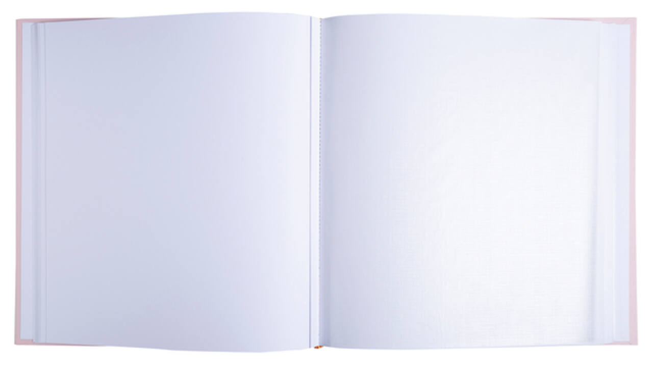 Fotoalbum Exacompta 29x32cm 60 witte pagina's Ellipse roze