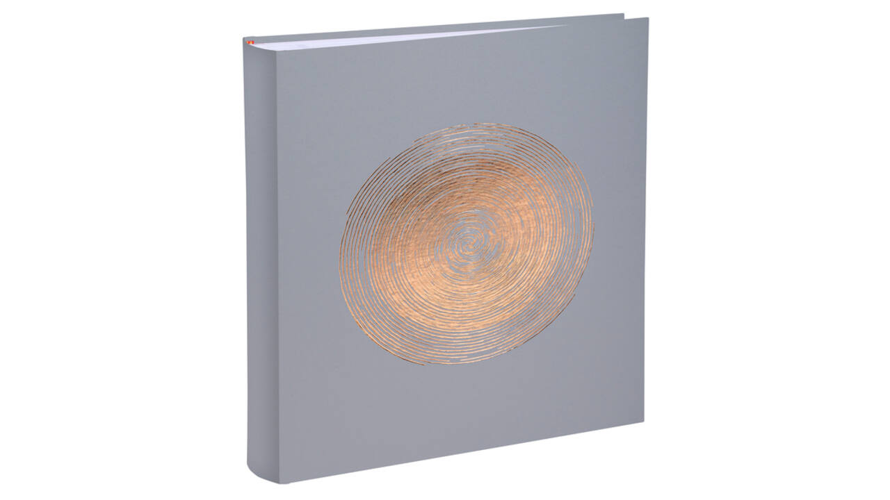Fotoalbum Exacompta 29x32cm 60 witte pagina's Ellipse grijs