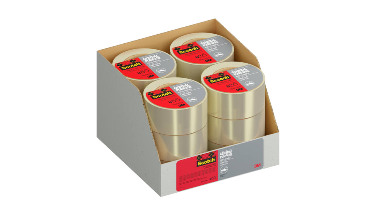 Verpakkingstape Scotch 4501T66 48mmx66m transparant