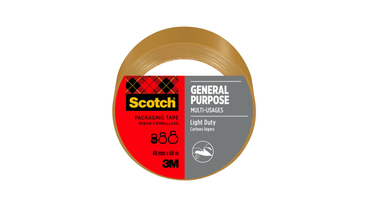 Verpakkingstape Scotch 4501B66 48mmx66m bruin