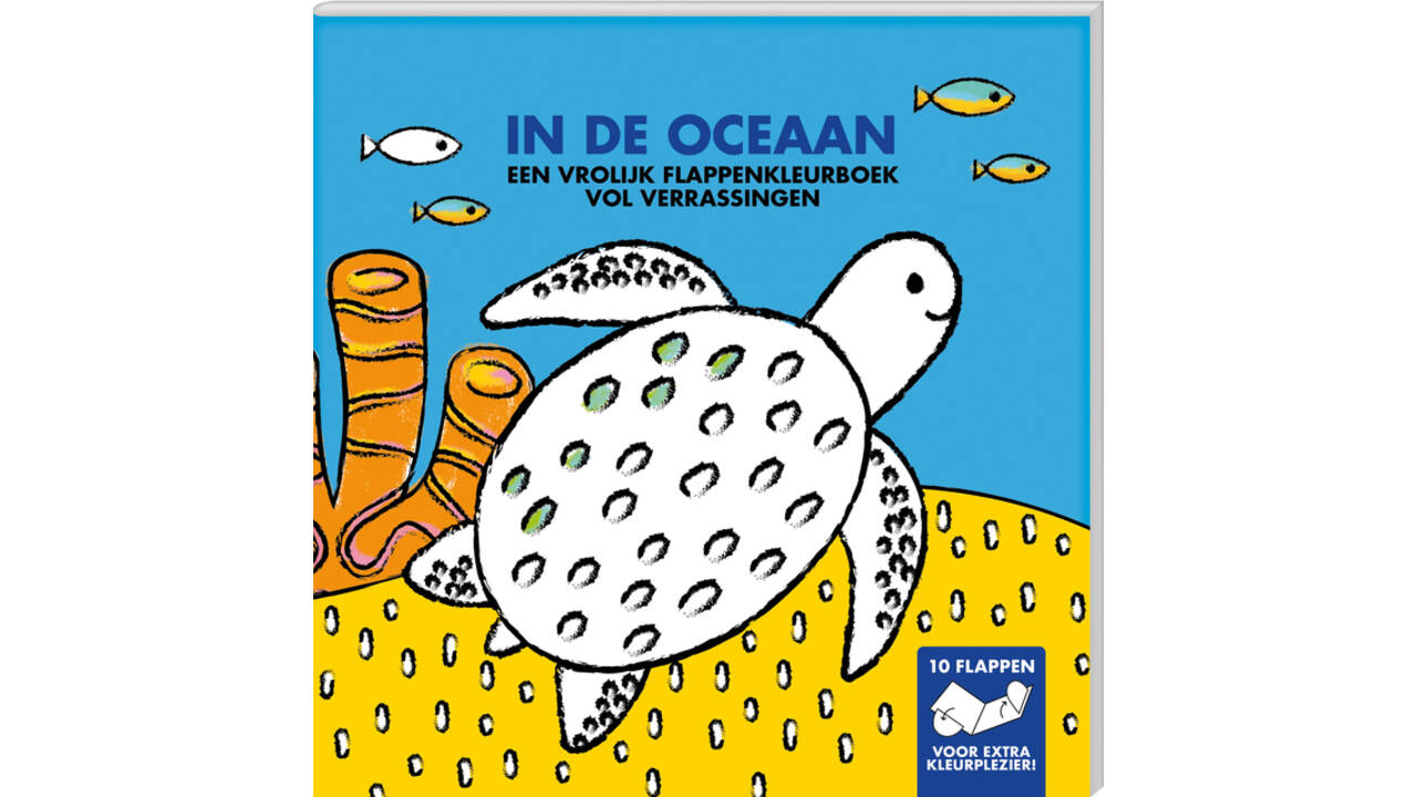 Kleurboek met flappen Interstat In de oceaan