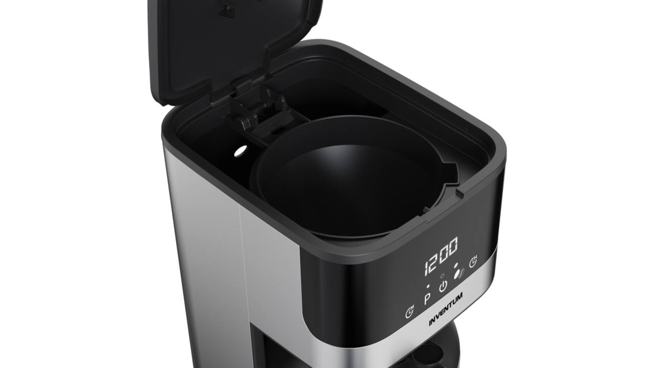 Koffiezetapparaat Inventum 1.2 liter zwart met rvs