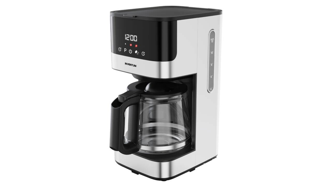 Koffiezetapparaat Inventum 1.5 liter zwart met rvs