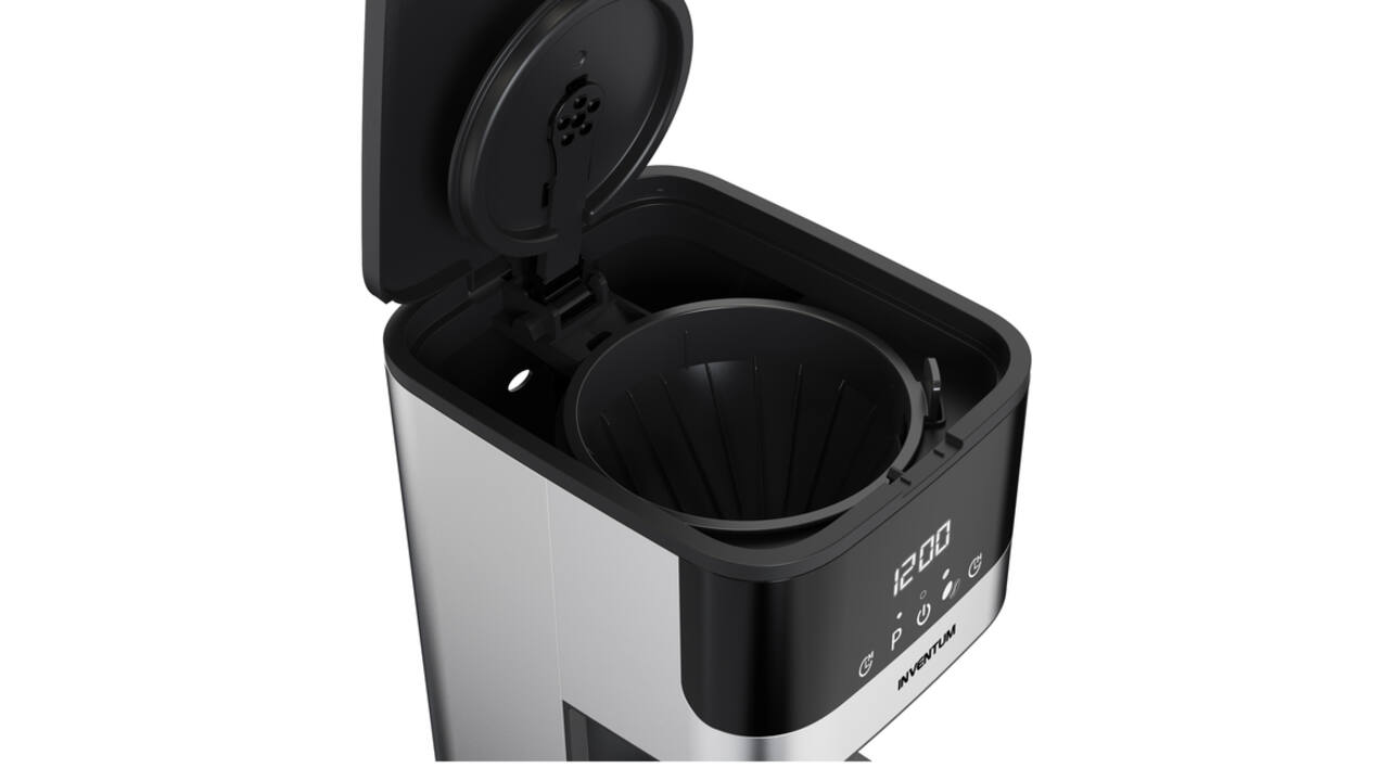 Koffiezetapparaat Inventum 1.5 liter zwart met rvs