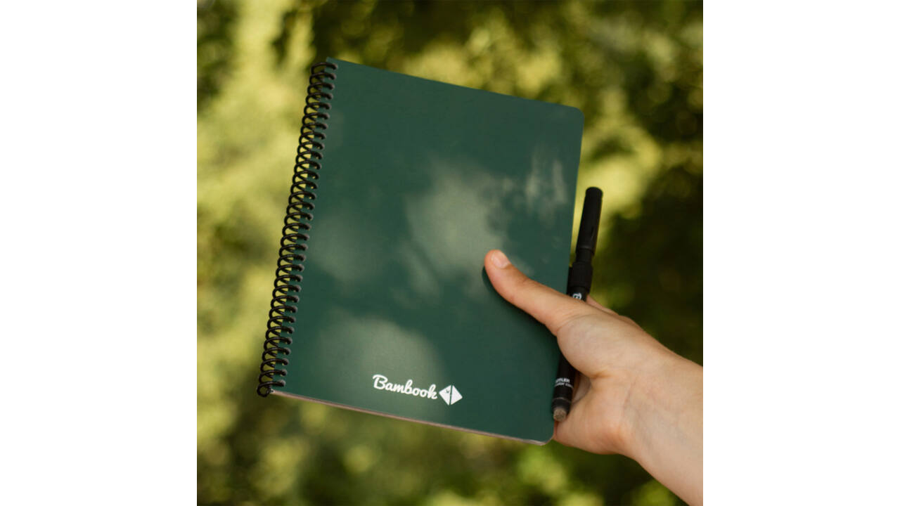 Notitieboek Bambook Original Forest A5 lijn 40 pagina's uitwisbaar