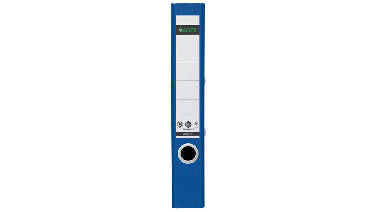 Ordner Leitz Recycle 180° 50mm karton A4 blauw