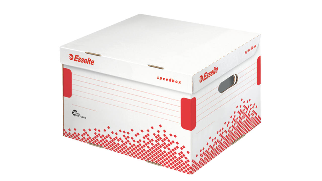 Opberg- en transportdoos Esselte Speedbox 433x263x364mm wit