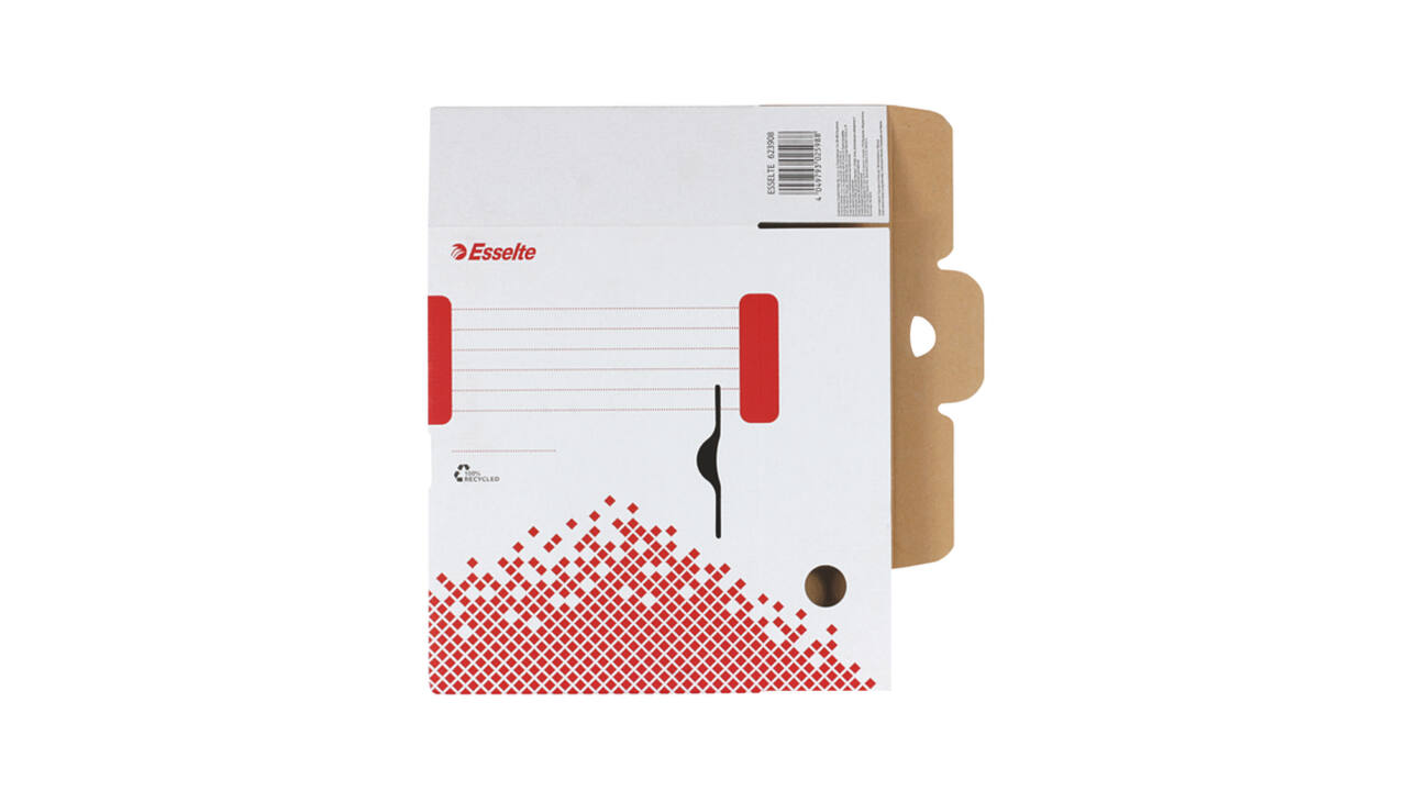 Archiefdoos Esselte Speedbox 100x250x350mm wit