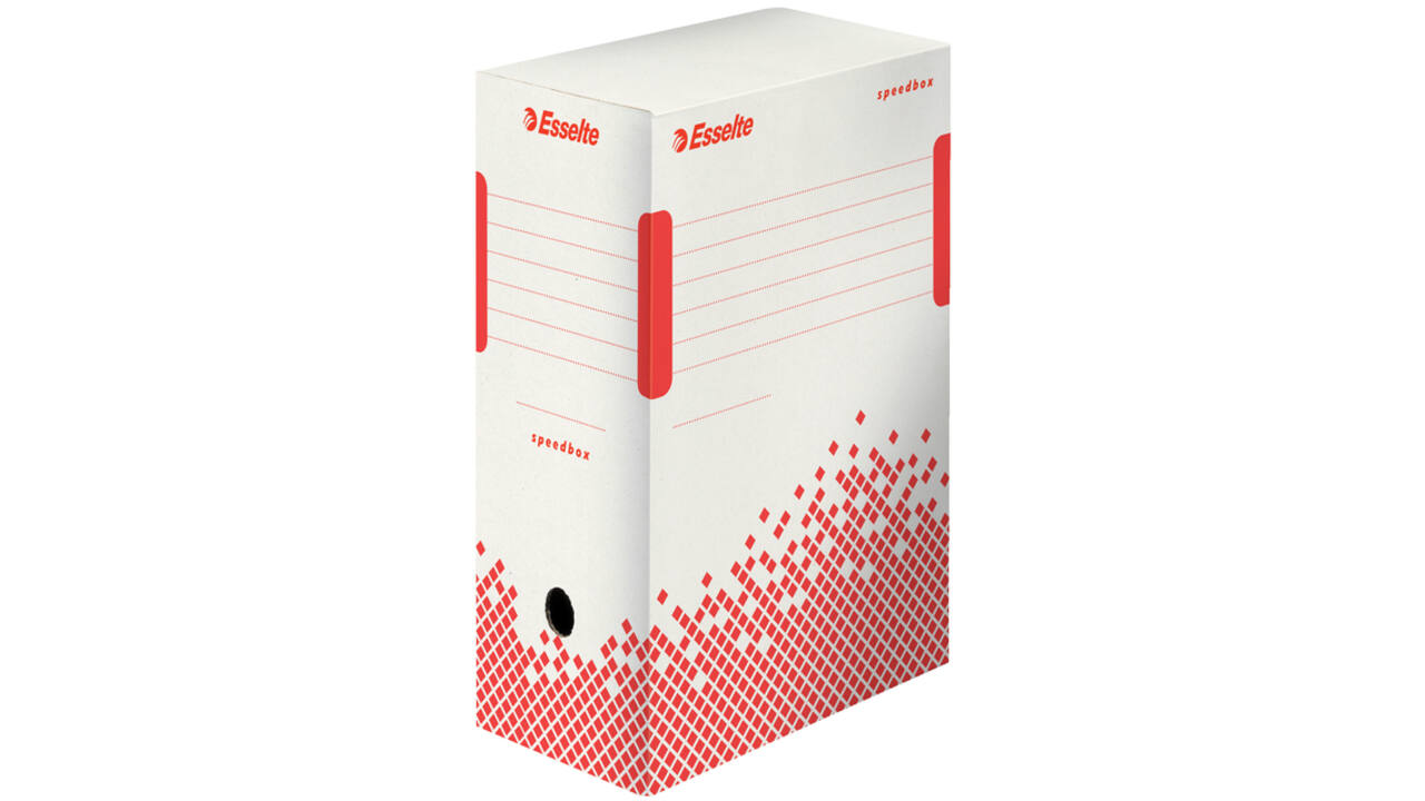 Archiefdoos Esselte Speedbox 150x250x350mm wit