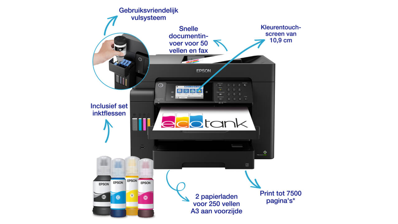Multifunctional Inktjet Epson Ecotank ET-16605