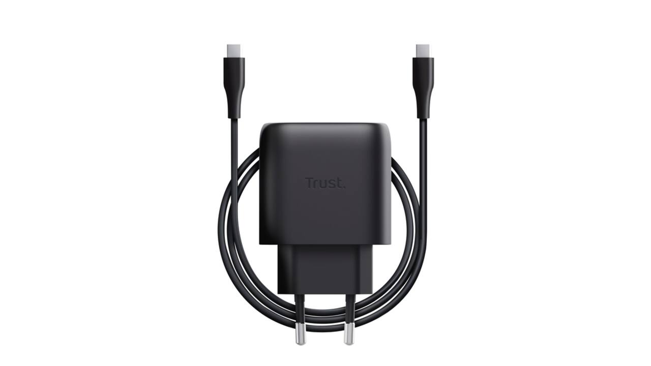 Oplader Trust Maxo 45W USB-C zwart