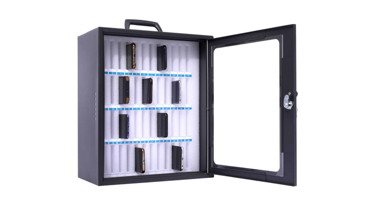 Smartphonekast Pavo koffer voor 48 stuks