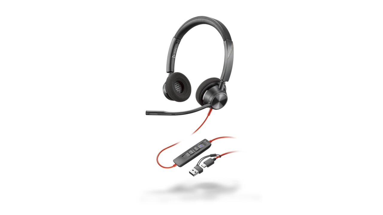 Headset HP POLY Blackwire 3320 Stereo USB-C