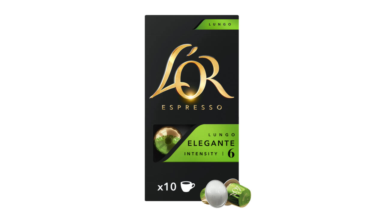Koffiecups L'Or espresso Lungo Elegante 10 stuks