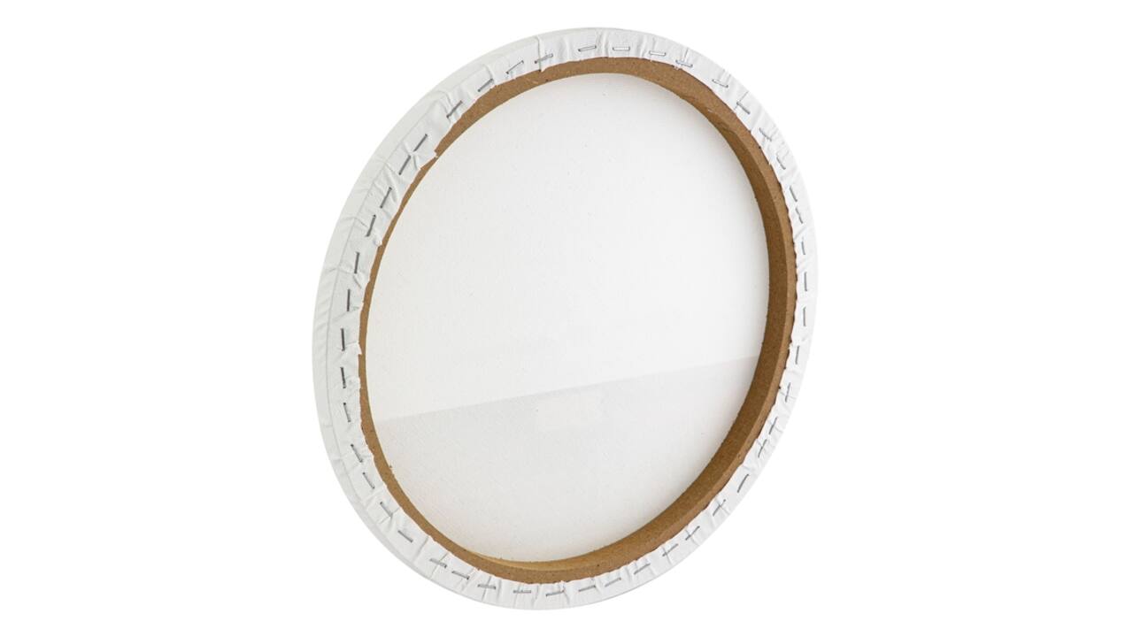 Canvas Nassau fine art rond 30cm 100% katoen