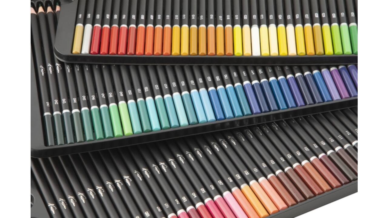 Kleurpotloden Nassau fine art assorti blik à 120 stuks
