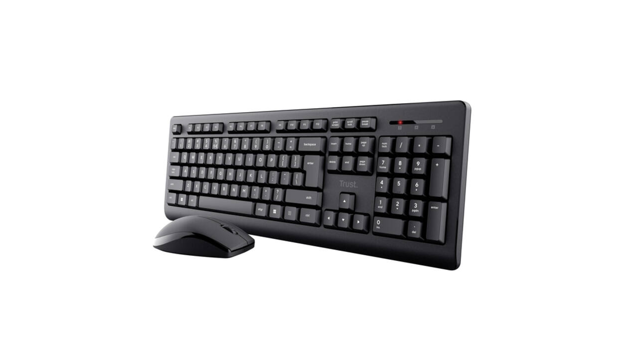 Toetsenbord Trust Primo draadloos + muis QWERTY
