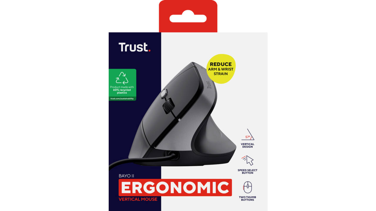 Muis Trust Ergonomisch BAYO II