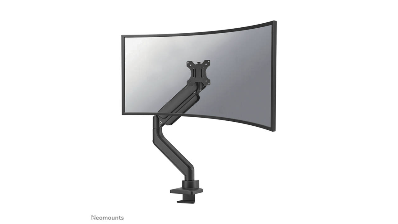 Monitorarm Neomounts NEXT Core single 17-49" curved zwart