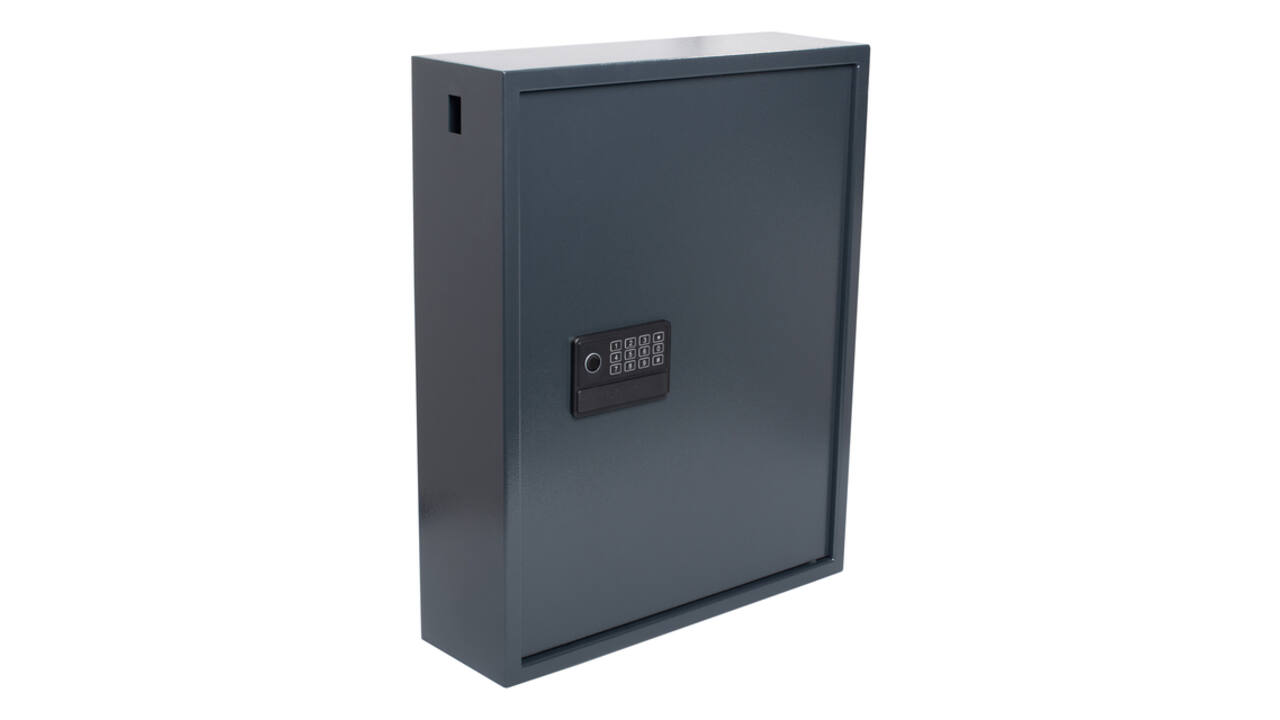 Sleutelkast Pavo High security Magnettag met fingerprintslot 100 haken 600x480x150mm