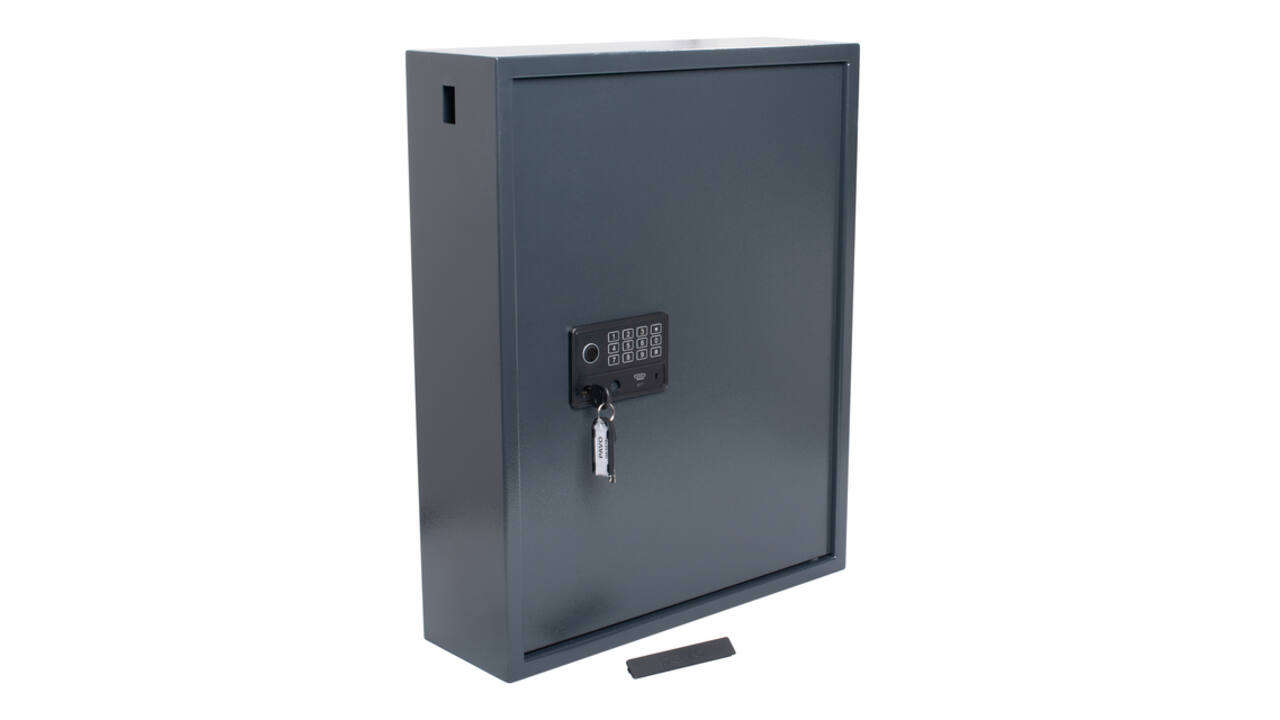 Sleutelkast Pavo High security Magnettag met fingerprintslot 100 haken 600x480x150mm