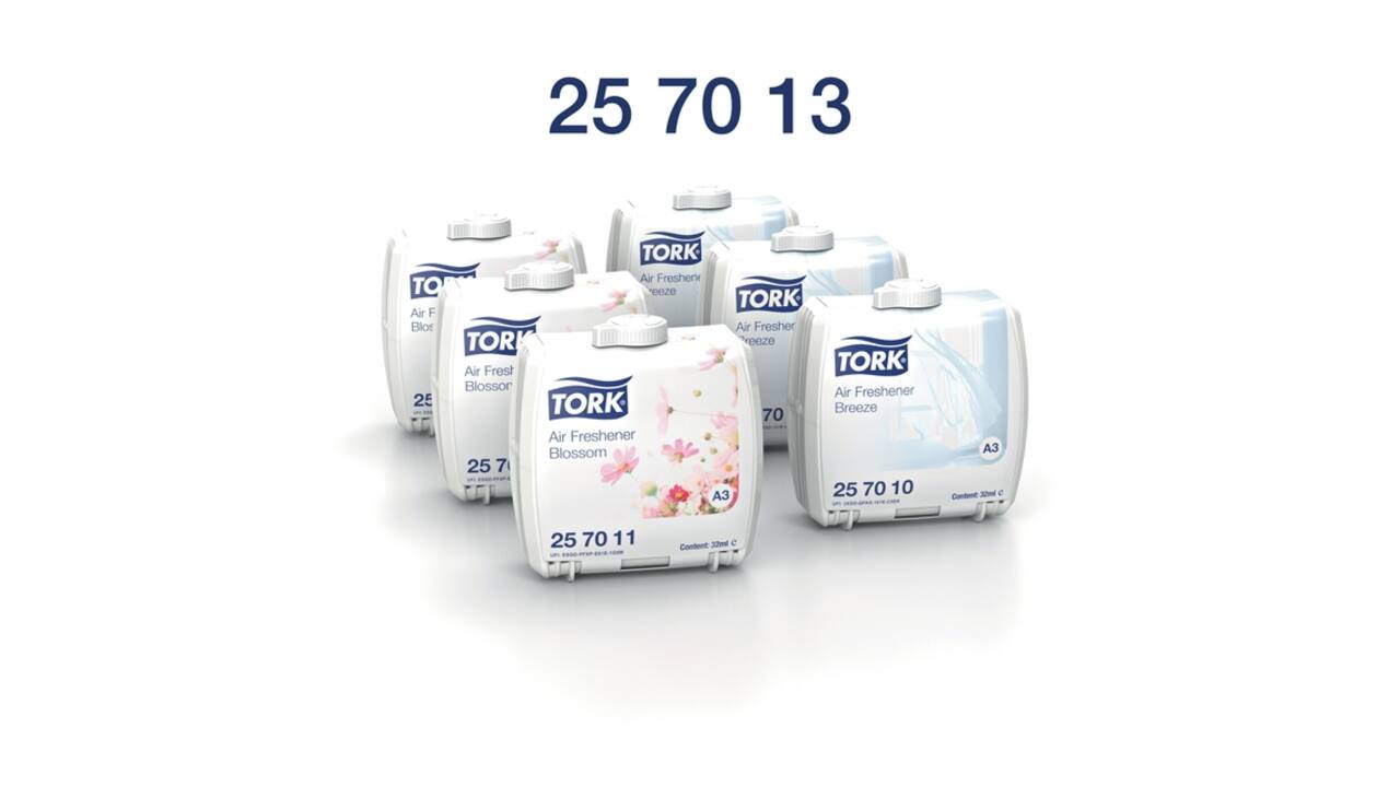 Luchtverfrisser Tork A3 Premium constant assorti 257013