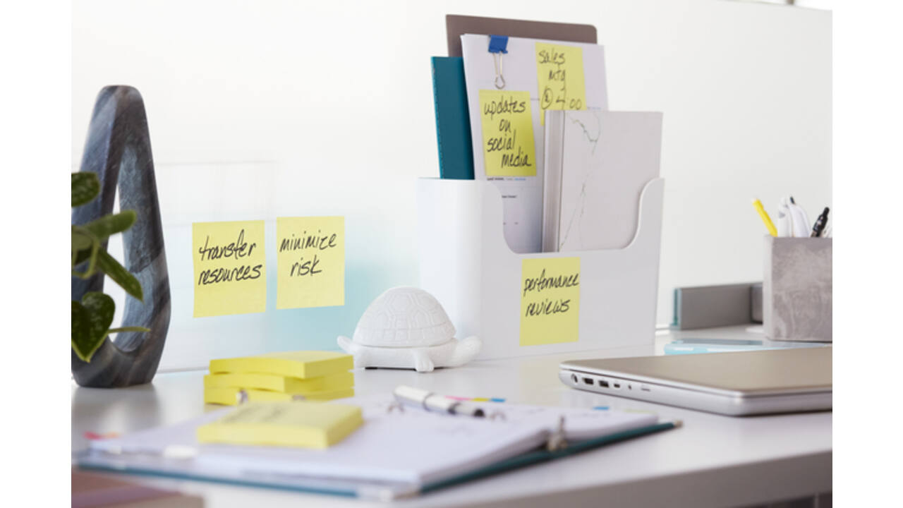 Memoblok 3M Post-it 654-SSCY Super Sticky 76x76mm geel voordeelpak