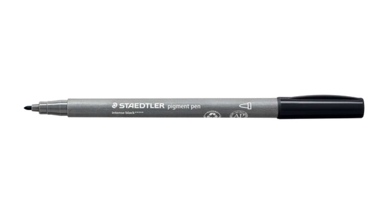 Fijnschrijver Staedtler PigmentArts Intens zwart