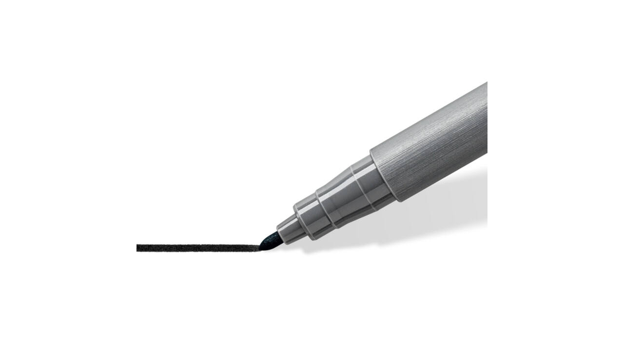 Fijnschrijver Staedtler PigmentArts Intens zwart