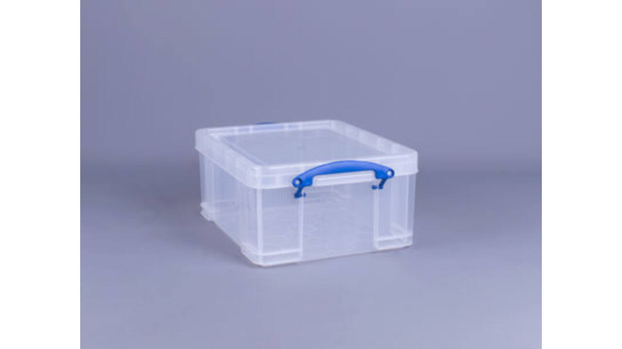 Opbergbox Really Useful 21 liter 450x350x200mm transparant wit