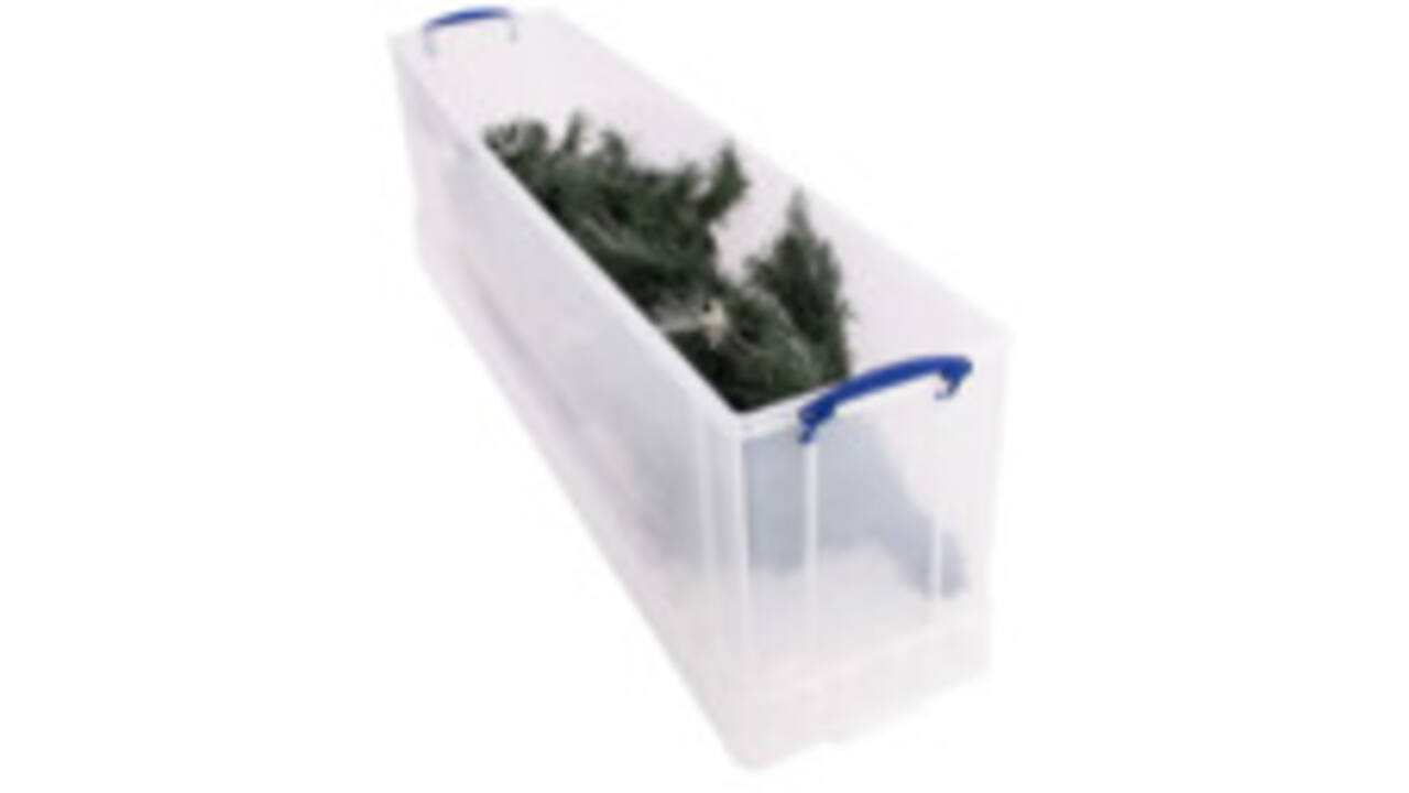 Opbergbox Really Useful 77 liter 1201x270x355mm transparant wit