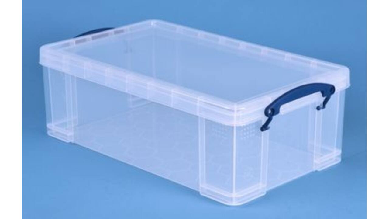 Opbergbox Really Useful 12 liter 465x270x150mm transparant wit