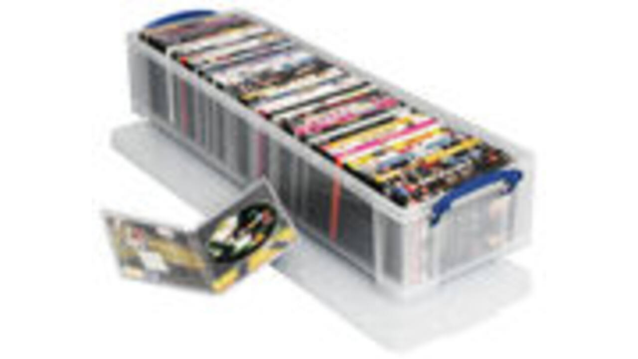 Opbergbox Really Useful 22 liter 800x255x155mm transparant wit