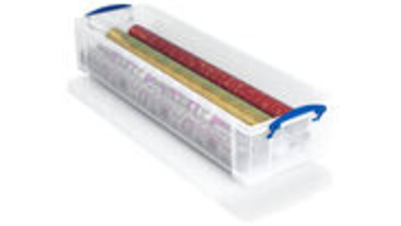 Opbergbox Really Useful 22 liter 800x255x155mm transparant wit