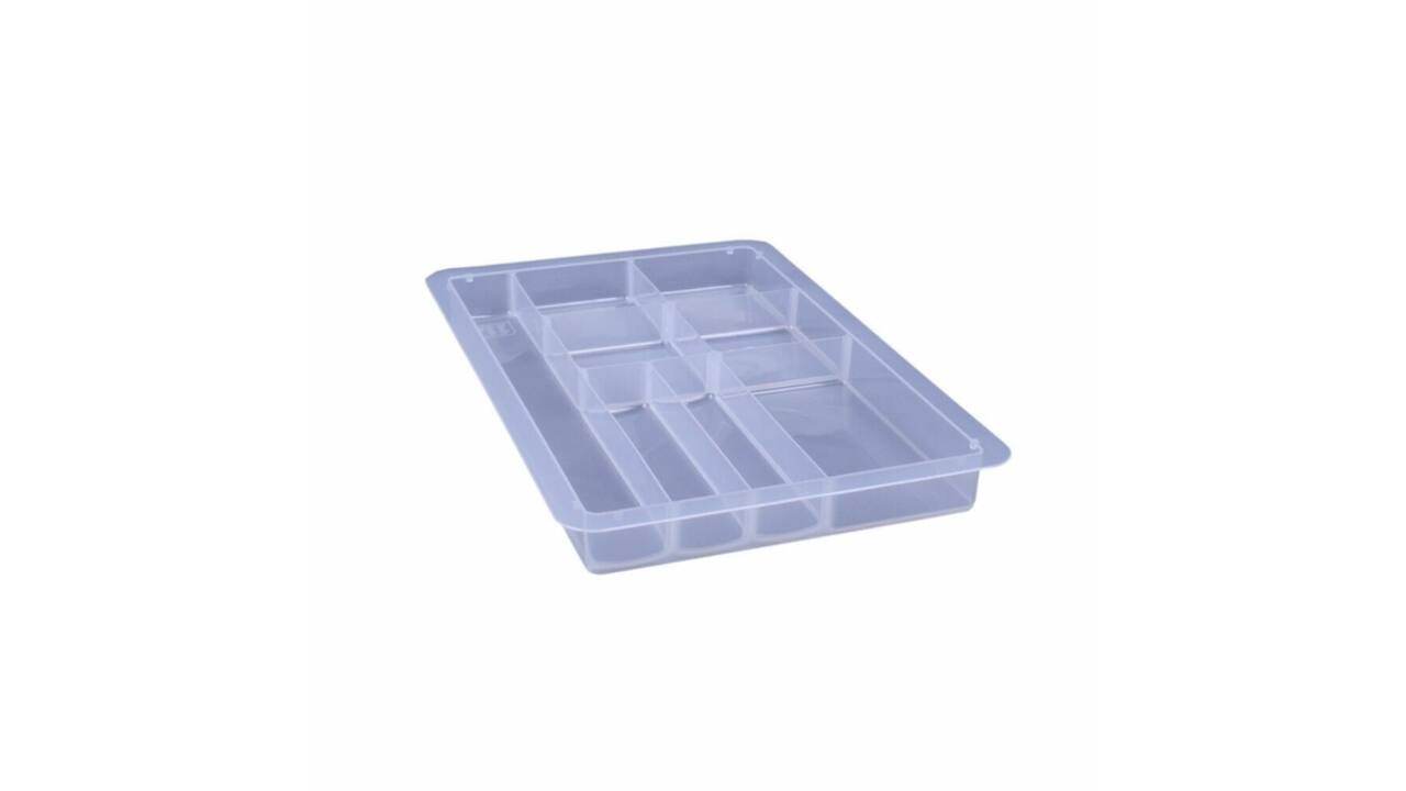 Vakkenverdeler Really Useful 4/9 liter 8 vakken 342x215x35mm transparant