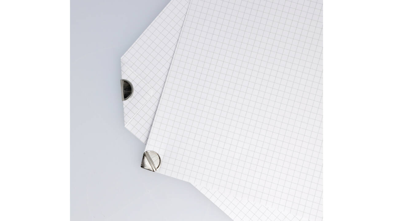 Hoekclips Westcott aluminium zilverkleurig doos à 100 stuks