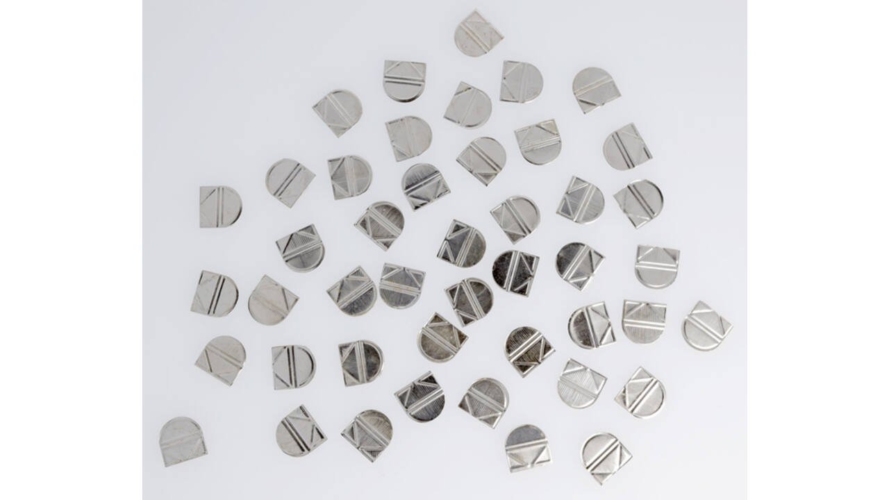 Hoekclips Westcott aluminium zilverkleurig doos à 100 stuks