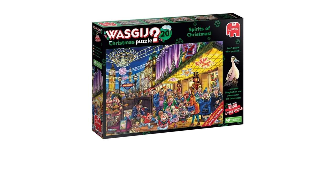 Puzzel Wasgij Christmas 20 - De Geesten van de Kerstmis! 2x1000st (1 puzzle for free)
