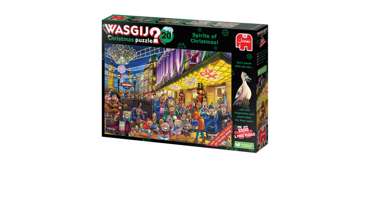 Puzzel Wasgij Christmas 20 - De Geesten van de Kerstmis! 2x1000st (1 puzzle for free)