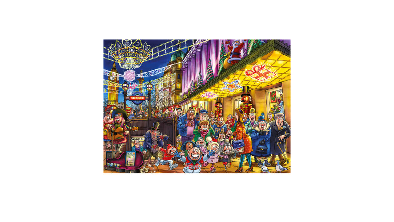 Puzzel Wasgij Christmas 20 - De Geesten van de Kerstmis! 2x1000st (1 puzzle for free)