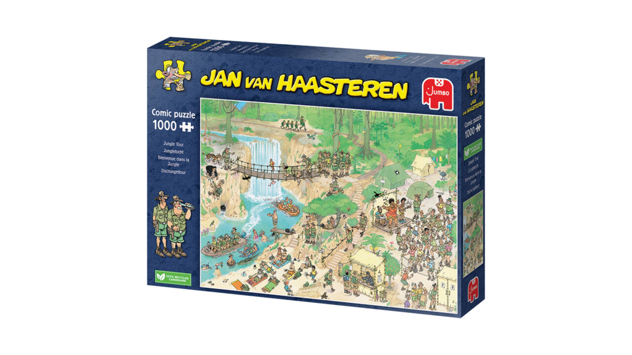 Puzzel Jan van Haasteren Jungletocht 1000 stukjes