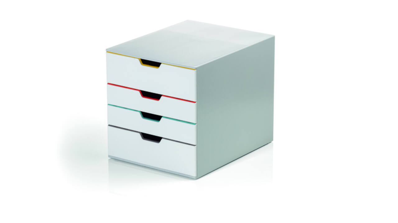 Ladenbox Durable Varicolor 4 laden mix kleur