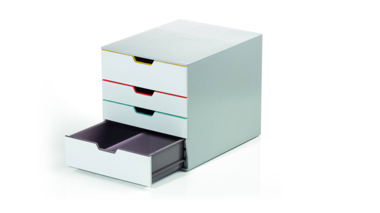 Ladenbox Durable Varicolor 4 laden mix kleur